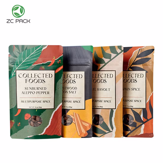 Trs Mark Custom Printing Transparente Kunststoff-Beutel für frischen Salat und Salat BOPP Anti-Fog-Blattgemüse-Verpackungs-Obstbeutel