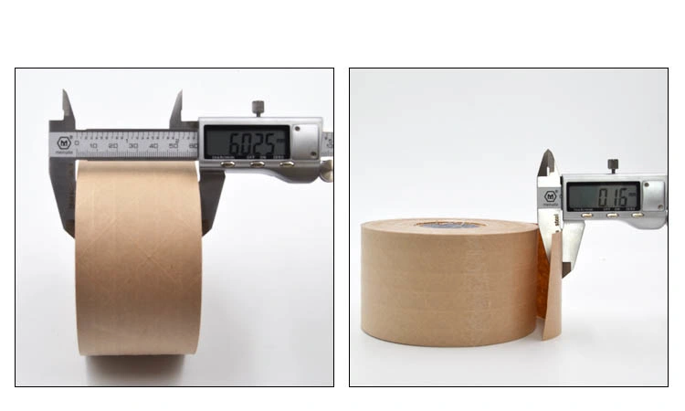 10%off Eco Friendly Custom Printing Kraft Paper Reinforced Water Activated Tape Sealing Packing Tape