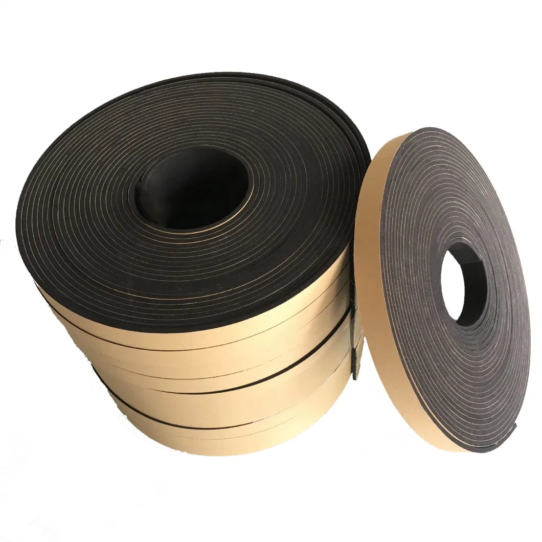 Free Sample High-Density Self-Adhesive Weather Stripping Glazing PE/PVC/EPDM/Acrylic/TPE/PU/EVA Foam Tape for Automotive Decoration, Glass Aluminum Frame Window