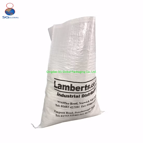SGS Grs Factory BOPP Polypropylen laminierte Verpackung 25 kg 50 kg Sackverpackung Getreide Reis Düngemittel Saatgut Futter Mais Transparenter PP-Gewebebeutel