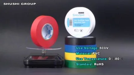 Elektrisches PVC-Isolierband mit RoHS2.0-Zulassung