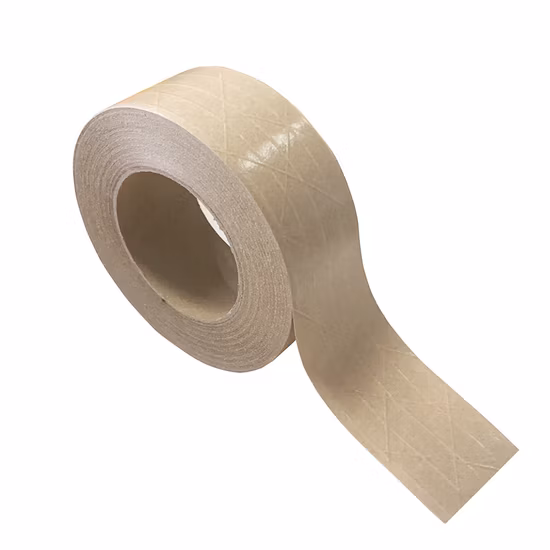 Verstärkte Dichtungsverpackung, gummiert, selbstklebendes Kraftpapierband, wasseraktiviertes Klebeband